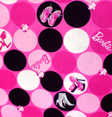 New Licensed Barbie® Fabric by V.I.P.® by Cranston - Doll Diary 